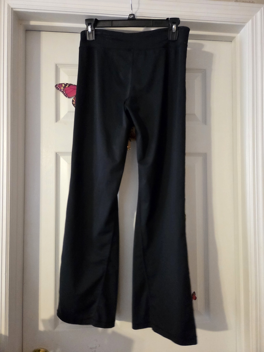 C9 by Champion brand black leggings small no pockets flair leg